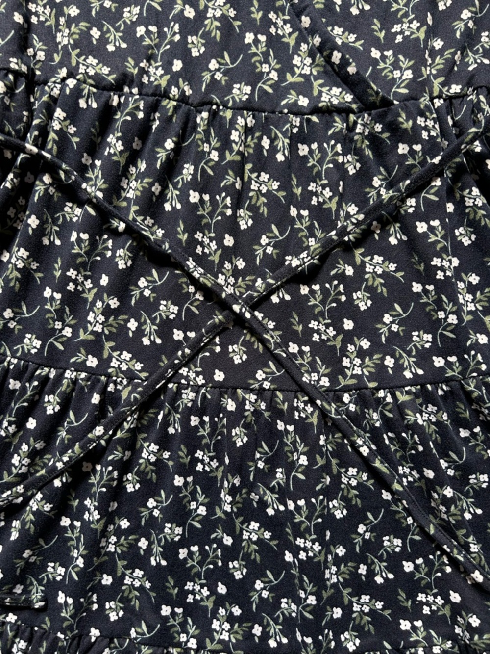 Hollister Navy Blue Floral Mini Dress - Picture 3 of 4